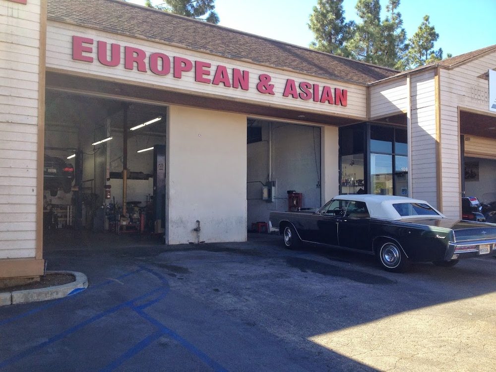 European & Asian service bays exterior